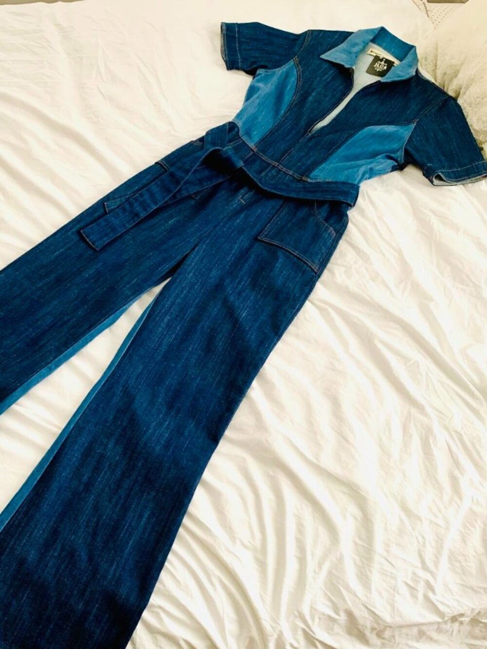 NWT Stoned Immaculate Denim Jumpsuit